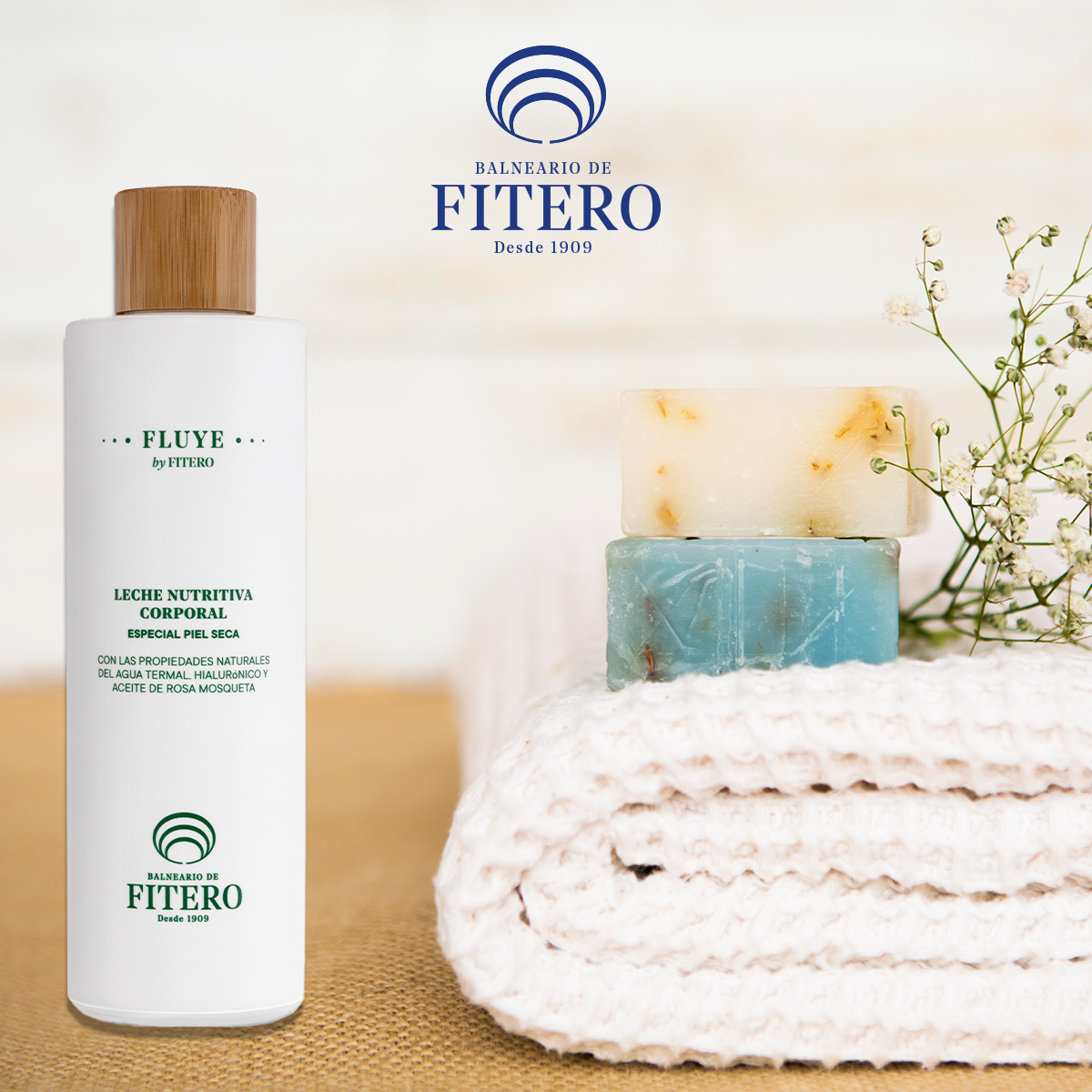 Tras un día de relax, nada mejor que hidratarse con nuestra leche nutritiva formulada con agua termal, urea y aceite de rosa mosqueta.

🌸Indicada especialmente para el cuidado y protección de la piel seca y muy seca. 
shre.ink/8TSe

#BalnearioDeFitero #cosméticanatural