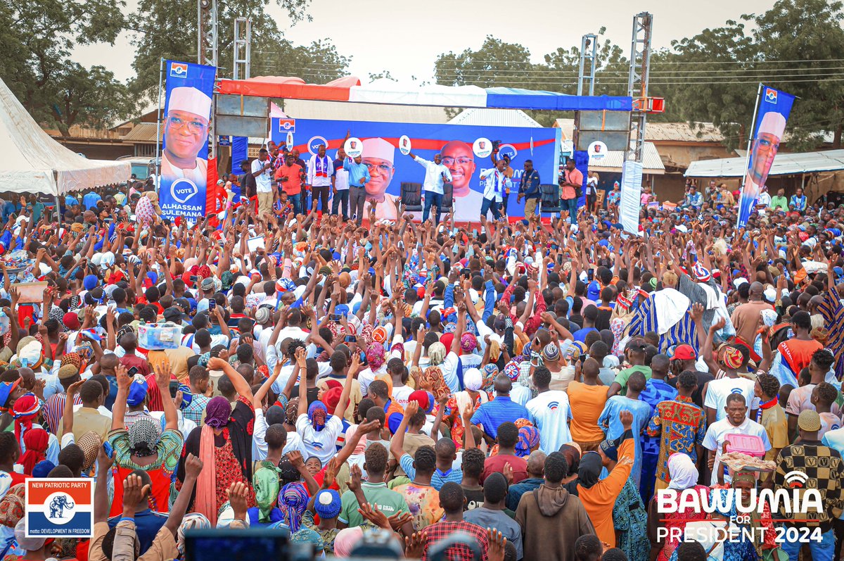 MBawumia's tweet photo. Gushegu, Karaga and Nanton constituencies gave me a rousing welcome yesterday when I visited them as part of my constituency-focused nationwide campaign.

From chiefs to opinion leaders to the youth, it is increasingly clear that my resolve to mount an issues-based campaign is the right path to success.

Indeed, it is Possible!
