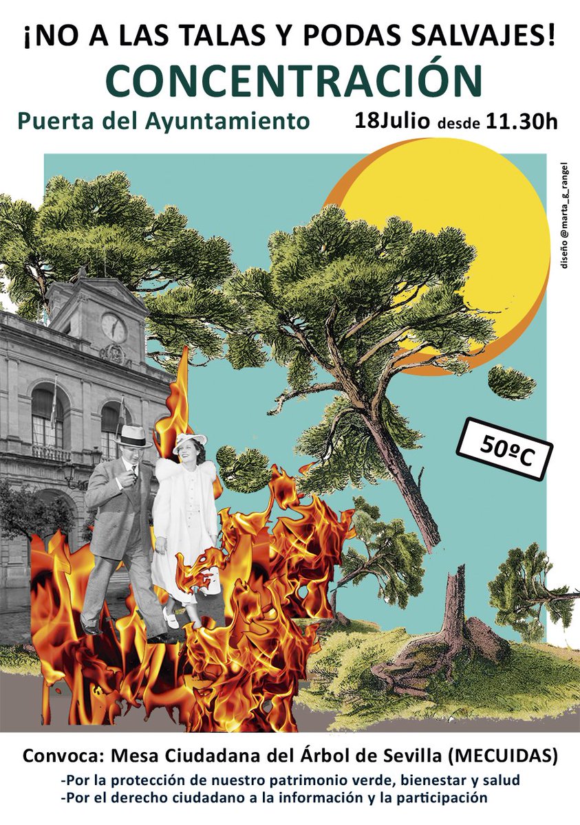 salvatusarboles's tweet photo. Basta ya de perder árboles en las obras diseñadas por la Gerencia Municipal de Urbanismo y consentidas por Parques y Jardines.

Sobra asfalto y falta verde.

Faltan árboles, sobran promesas.

Sobran talas, falta transparencia.

Ven a la concentración. https://t.co/Ez2PRMFCCG