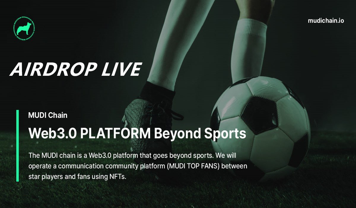 Airdrop6_com's tweet image. New #airdrop: Mudichain 
Reward: 1000 MDC (~$20)
News: Luniverse
Distribution date: August 30th

🔗Airdrop Link: forms.gle/HzKc1VK8QrUYaJ…

1:100 random winners will each receive 1000 MDC tokens 
2: Mudichain is a Web3.0 platform that goes beyond sports