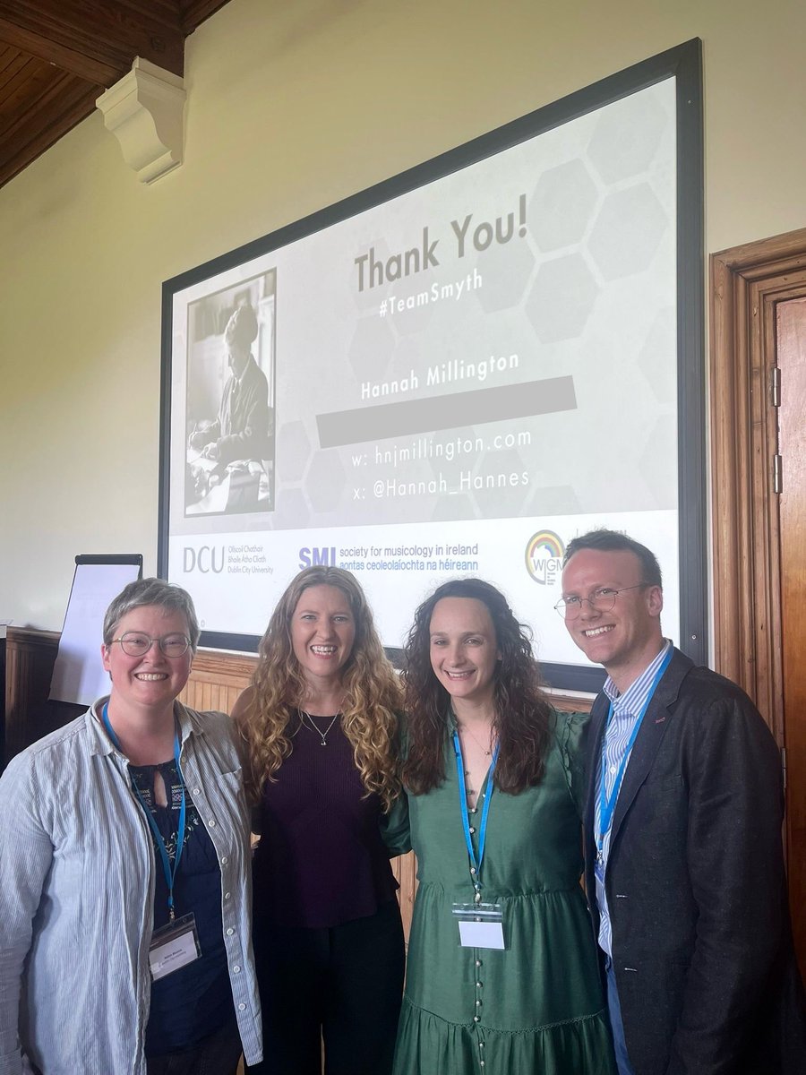HUGE thanks to everyone who came to the #EthelSmyth Symposium last week!Shoutout to keynote speaker <a href="/Chris_Wiley/">Christopher Wiley</a> &amp; fellow committee members <a href="/rblunnie/">Róisín Blunnie</a>, <a href="/Dr_Amy_Zigler/">Dr Amy Zigler</a>, <a href="/davies_jjoe/">Joe Davies</a>, <a href="/LeahBroad/">Dr Leah Broad</a> &amp; <a href="/JKAConductor/">𝗝𝗼𝗵𝗻 𝗔𝗻𝗱𝗿𝗲𝘄𝘀</a>. Big thanks also to <a href="/cpower1997/">Conor Power</a> for helping out &amp; being a general star.
