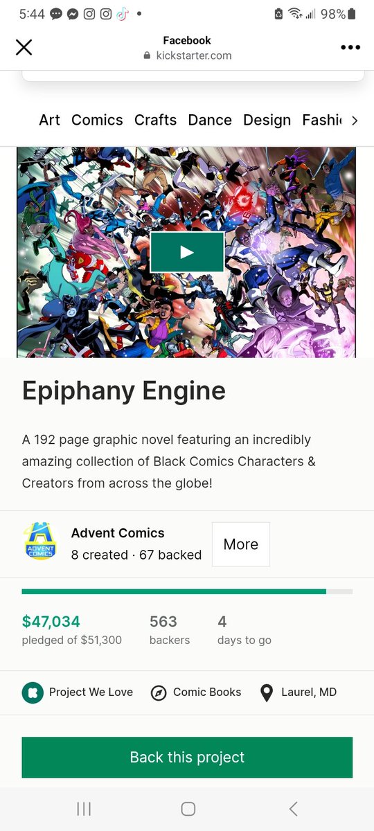 AdventComics's tweet photo. ONLY $4K AWAY FROM FUNDING!!! 

Come on, Everyone!  Please help us reach our goal and bring this ground-breaking epic to life! #comics
#indiecomics #comicbookart #kickstarter #sundayvibes #sunrise
https://t.co/pZfC1CyNUj https://t.co/vNkhXVEdof
