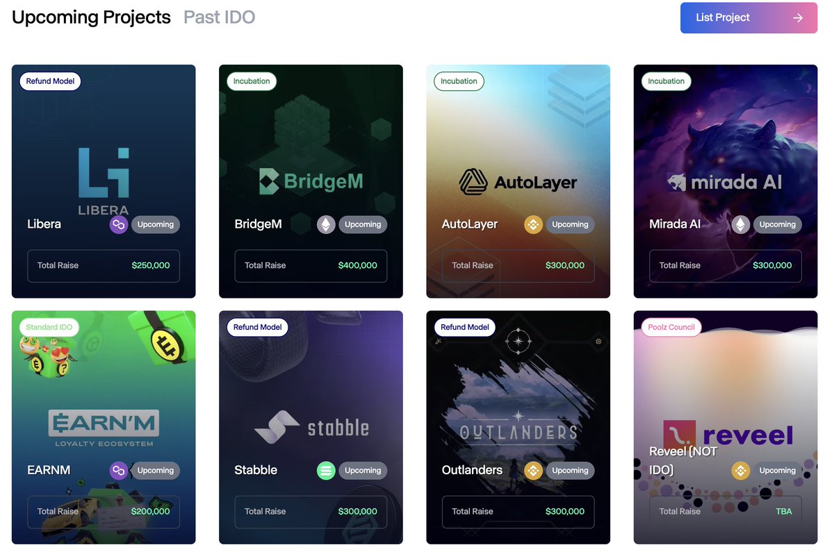 Fantastic week ahead, Poolz community.
Keep an eye on our #IDO lineup 👀📈