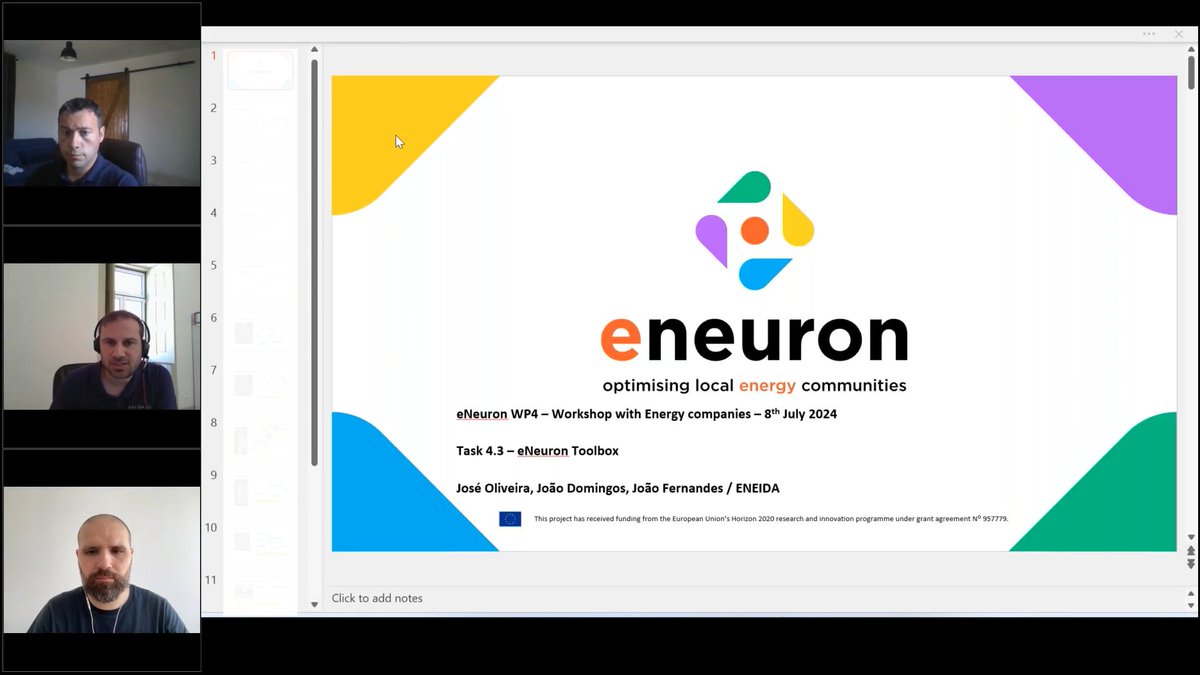 On July 8th #eNeuron held a webinar that included collaborative moments to refine an essential project toolbox

Success requires more than technical innovation, cooperation is essential for managing LECs

Here's how it went: eneuron.eu/news/drawing-o…