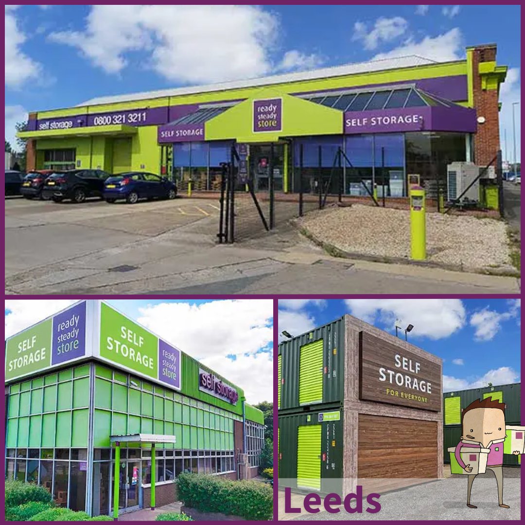 Did you know, we have not one, not two, but THREE locations in Leeds! 

That means if you are based in Leeds you'll have a Ready Steady Store fairly close by to keep all of your things in.

bit.ly/3RKHZ9Q