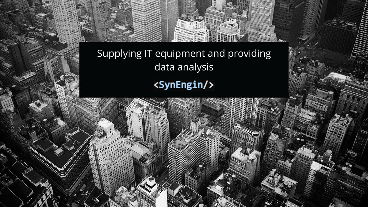 We can supply IT equipment for your business, providing competitive quotes and sourcing the most appropriate devices for your business needs.

For more information, please visit our website synengin.com #ITequipment #sourcing #dataanalysis