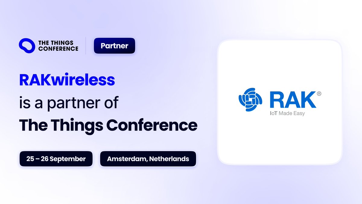 RAKwireless's tweet photo. 🎟️ Win 2 tickets to #TheThingsConference 2024 for you and a colleague by:

1. Following @RAKwireless
2. Resharing this post with "@RAKwireless will be at #TheThingsConference 2024."

Promo ends Aug 8. You can also get a regular ticket at 20% OFF using the code: JOIN-TTC2024 https://t.co/fnBGOCff79