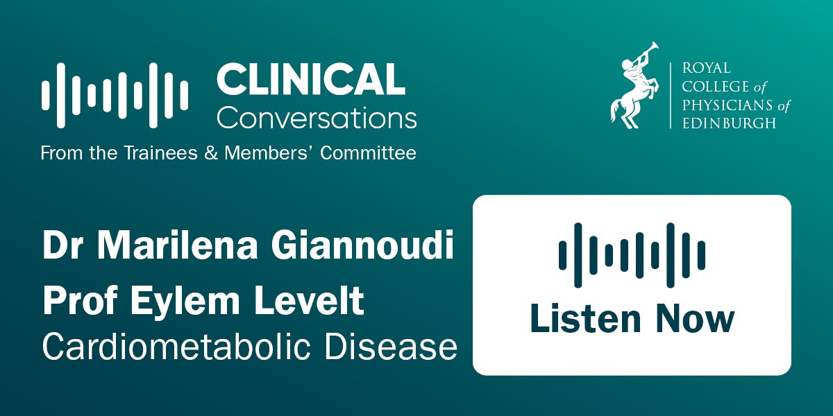 Royal College of Physicians of Edinburgh (@rcpedin) on Twitter photo In this episode of Clinical Conversations, Professor Eylem Levelt and Dr Marilena Giannoudi discuss the early stages of cardiometabolic disease, its asymptomatic challenges, and key risk factors.
Listen now: podcasts.rcpe.ac.uk/show/clinical-… <a href="/EylemLevelt/">Eylem Aslan-Levelt</a> <a href="/giannoudi_m/">Marilena Giannoudi</a> In this episode of Clinical Conversations, Professor Eylem Levelt and Dr Marilena Giannoudi discuss the early stages of cardiometabolic disease, its asymptomatic challenges, and key risk factors.
Listen now: podcasts.rcpe.ac.uk/show/clinical-… <a href="/EylemLevelt/">Eylem Aslan-Levelt</a> <a href="/giannoudi_m/">Marilena Giannoudi</a>
