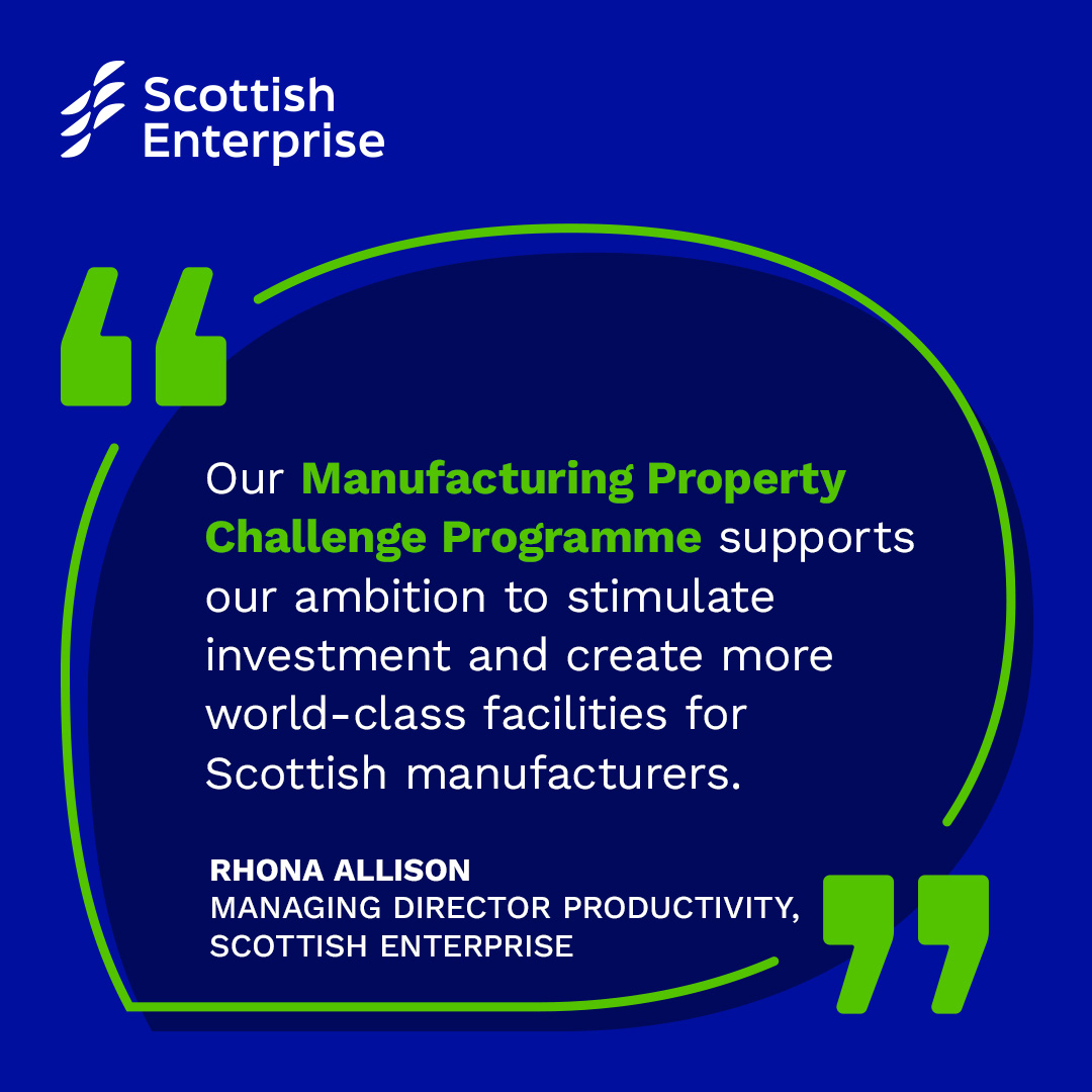 Scottish Enterprise News (@scotentnews) on Twitter photo Today <a href="/scotent/">Scottish Enterprise</a> has launched the first call of a £35M programme to develop new modern manufacturing facilities. Find out more about the Manufacturing Property Challenge Programme ow.ly/irL450SAyTA #CapitalInvestment Today <a href="/scotent/">Scottish Enterprise</a> has launched the first call of a £35M programme to develop new modern manufacturing facilities. Find out more about the Manufacturing Property Challenge Programme ow.ly/irL450SAyTA #CapitalInvestment