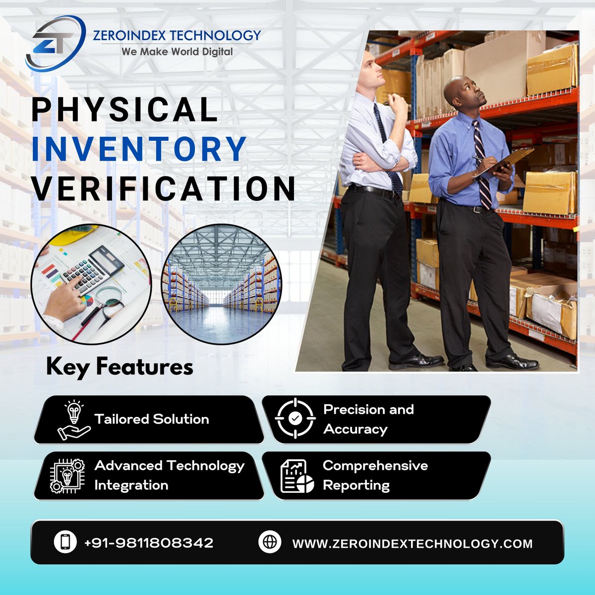 zeroindextech's tweet image. Ensuring Comprehensive, Precise, and Efficient Stock Audits for Optimal Business Operations.
Get Free Consultant: zeroindextechnology.com/zeroindex-crm/…
Call us on: +91-9811808342   
#InventoryVerification #StockAudit #InventoryManagement #AccuracyMatters #EfficientStocktaking