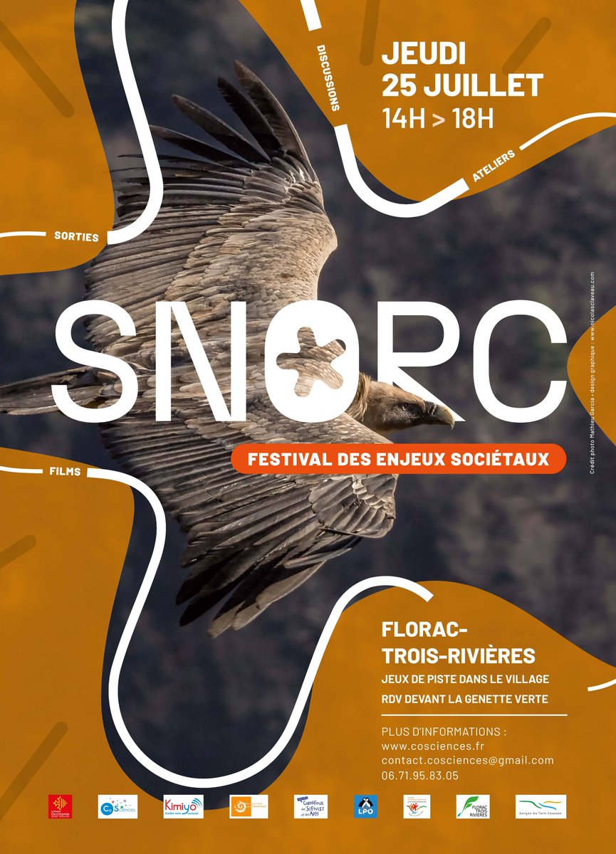 EchoSciSud's tweet image. La semaine prochaine, @Coscience34 organise une édition du festival SNORC autour des vautours en Lozère !

Le 25 à Florac-trois-rivières echosciences-sud.fr/evenements/sno…
Le 26 à Sainte-Enimie echosciences-sud.fr/evenements/sno…

▶️Jeu de piste, ateliers et ciné-débat !

@Kimiyo_asso @csa_sciences46