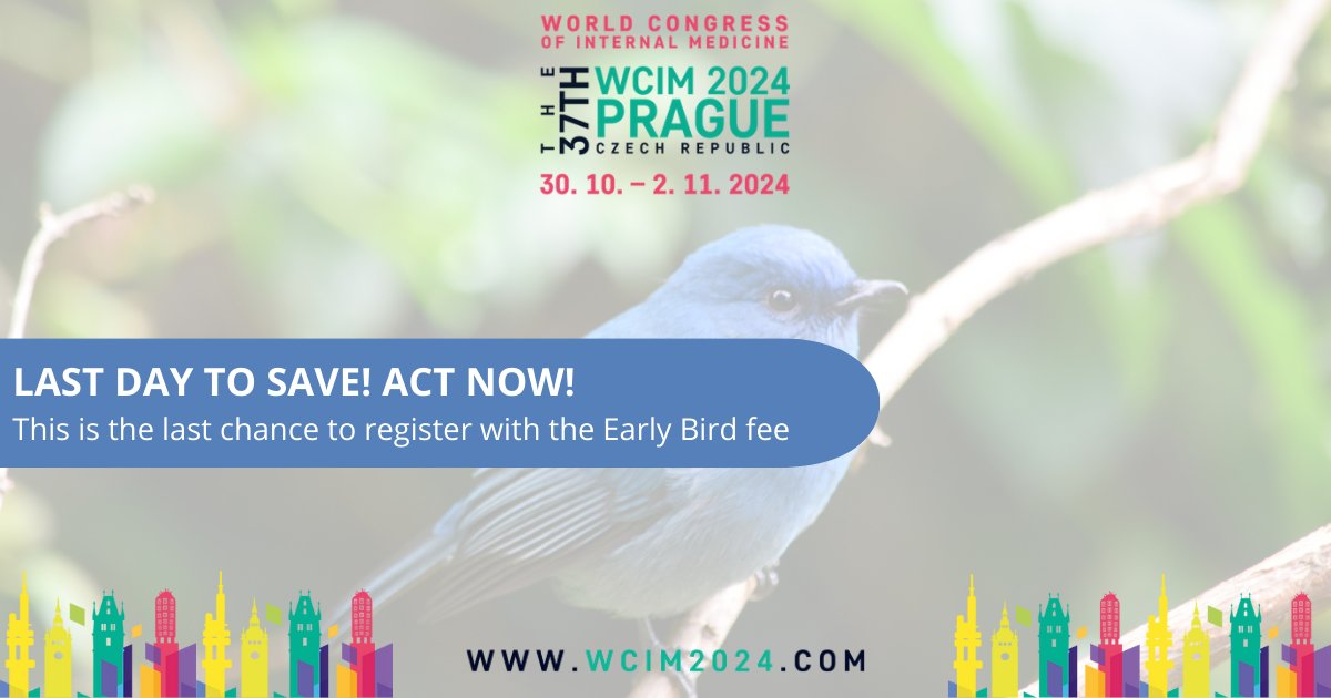 Only last day remaining to avail the Early Registration for WCIM 2024! ⏰
Act fast and secure your place today! Hurry, the clock is ticking! July 15 is the deadline.
🔗 Click here to secure your spot at a lower rate: wcim2024.com/registration
#WCIM2024 #MedicalConference #Register