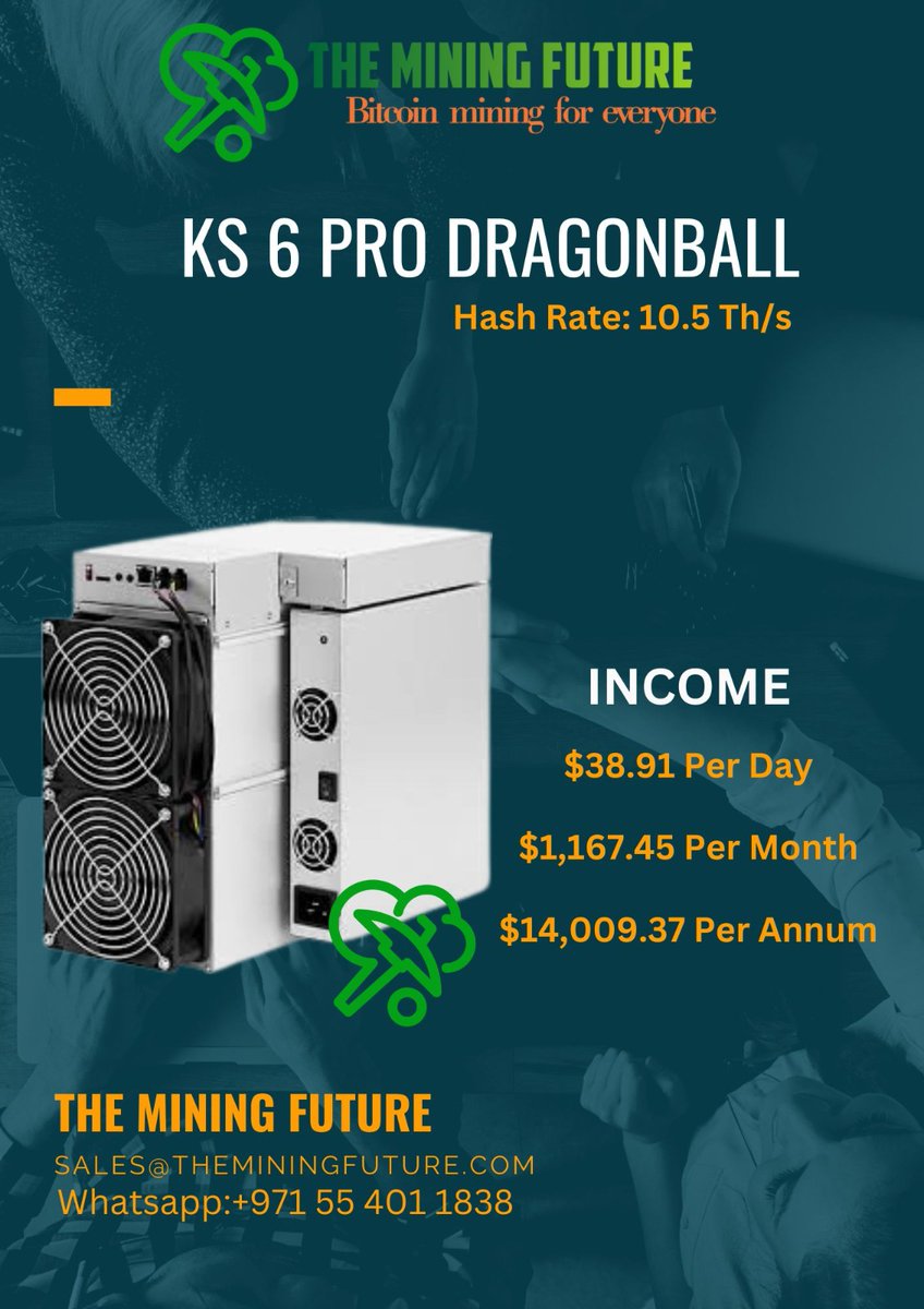 TheMiningFuture's tweet photo. Get your DragonBall miner and make profits with us https://t.co/bZjz44qQsz
