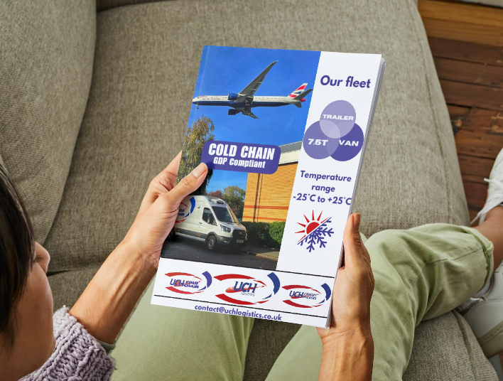 ‘We operate a GDP compliant Cold Chain division.

Our temp-controlled fleet includes Vans, 7.5T and Trailers with temperature settings from -25°C to +25°C on all of our refrigerated vehicles, to ensure we can support your supply chain.

Contact us on contact@uchlogistics.co.uk.