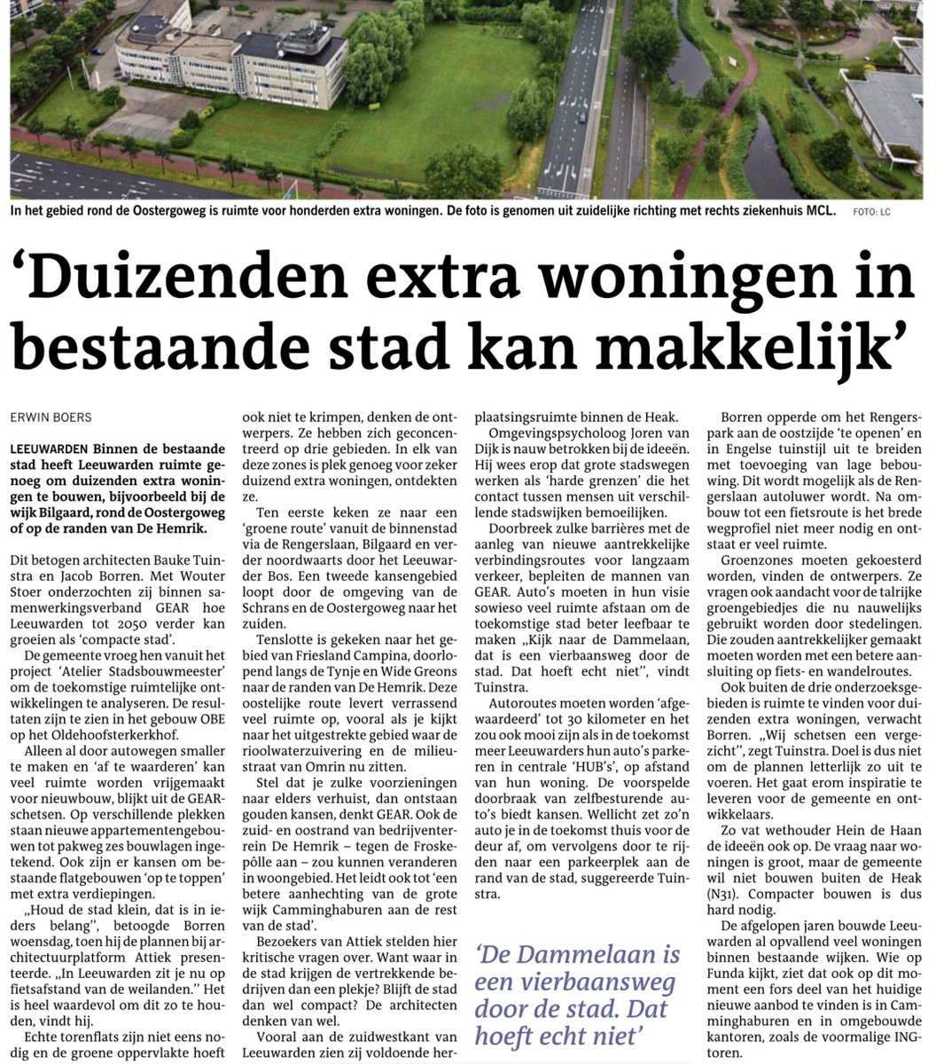 Mooi dat gerenommeerde architecten ook steeds meer kijken naar het gebruik van de openbare ruimte.