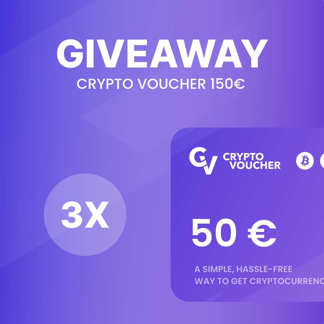 crypto_voucher's tweet image. GIVEAWAY alert! 🚨

We’re giving away a total of €150 (3x€50) in Cryptovoucher! 💸 
Giveaway starts on 15.07, and runs until 25.07! 💬

Don't miss out on your chance to win! Enter now on Gleam.io! 📲

LINK🚨: gleam.io/Upl9l/cryptovo…

#cv #giveaway #crypto #reward