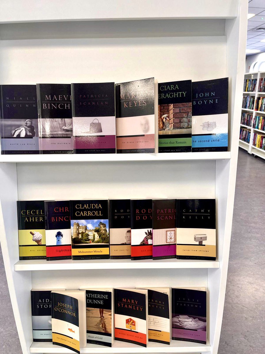 Patricia Scanlan (@patriciascanl18) on Twitter photo Just got this from my great pal & fellow✍️<a href="/ciarageraghty/">Ciara Geraghty</a> she’s in my old workplace, <a href="/dubcilib/">Dublin City Libraries</a> Ballymun Library- and the
#OpenDoor literacy novellas are prominently displayed. Am so proud to be the series editor. 🙏 🙏to all the wonderful authors, <a href="/NewIslandBooks/">New Island Books</a> and <a href="/nalaireland/">National Adult Literacy Agency (NALA)</a> Just got this from my great pal & fellow✍️<a href="/ciarageraghty/">Ciara Geraghty</a> she’s in my old workplace, <a href="/dubcilib/">Dublin City Libraries</a> Ballymun Library- and the
#OpenDoor literacy novellas are prominently displayed. Am so proud to be the series editor. 🙏 🙏to all the wonderful authors, <a href="/NewIslandBooks/">New Island Books</a> and <a href="/nalaireland/">National Adult Literacy Agency (NALA)</a>