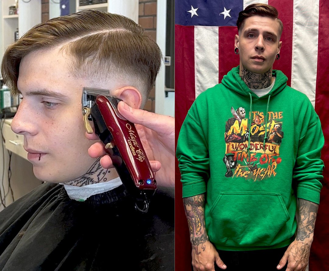 💈 Remove yourself from the heat, if only for a moment 💦 #barber #barberlife #barbershop #barberlove #haircut #hairstyle #menstyle #barbershopnearme #barbershopconnect