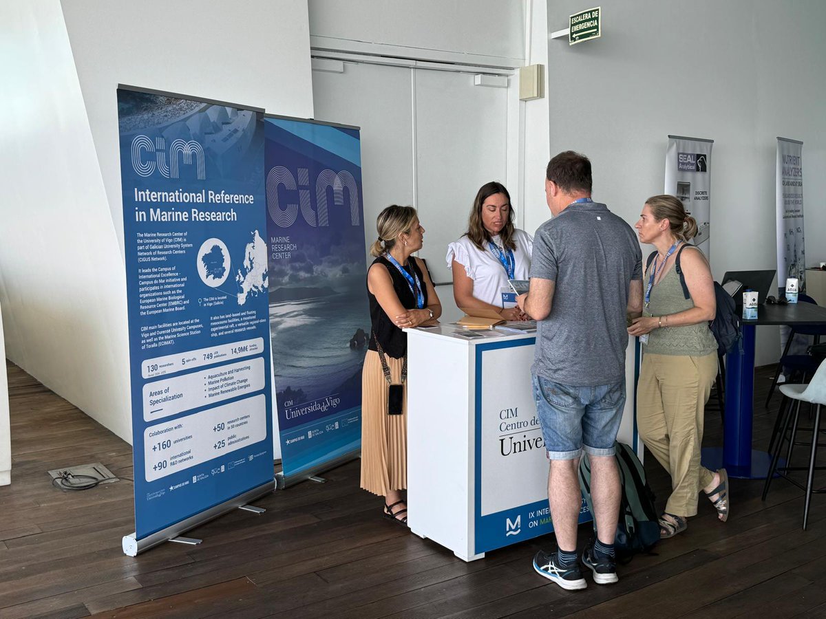 CIM UVigo (@cim_uvigo) on Twitter photo 📣 Grande experiencia a vivida no #ISMS2024! 🌟
😊 Tres intensos días divulgando entre a comunidade científica os nosos servizos e infraestruturas 🔬 e o traballo do noso persoal investigador. 👩🔬 🧑🔬
Grazas a todas e todos por este encontro inesquecible! 🙌
#CIM <a href="/uvigo/">Universidade de Vigo</a> 📣 Grande experiencia a vivida no #ISMS2024! 🌟
😊 Tres intensos días divulgando entre a comunidade científica os nosos servizos e infraestruturas 🔬 e o traballo do noso persoal investigador. 👩🔬 🧑🔬
Grazas a todas e todos por este encontro inesquecible! 🙌
#CIM <a href="/uvigo/">Universidade de Vigo</a>