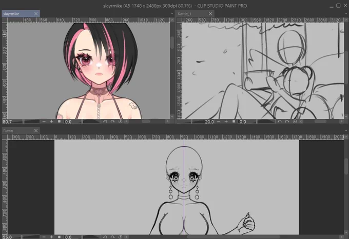 current wips 🙂  the weather is kinda cold these days, I need to drink more vitamin #wip #VGenComms