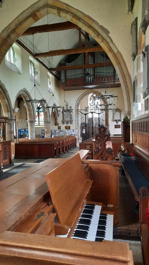 Yesterday we were in the congregation for the service at Wadhurst, followed by some playing of Walker reworking of the Hill Norman &amp; Beard.