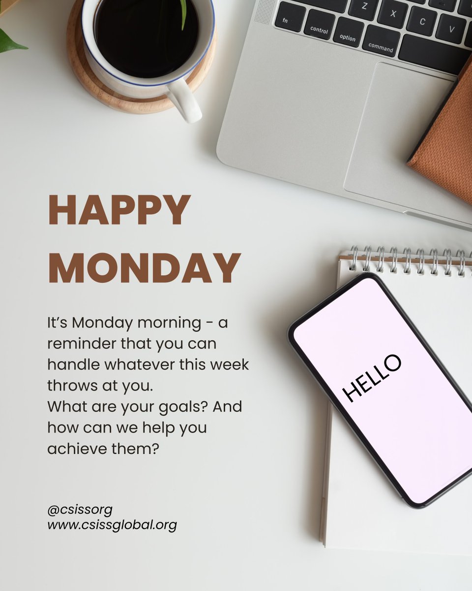csissorg's tweet photo. A new week is an opportunity to start over and reach for those goals you set. Remember we are here to help you leverage this knowledge and innovation era to be the most relevant version of yourself.

Reach out today and let's build your dreams together.

#digitaleducation https://t.co/nuG9mtBCHC