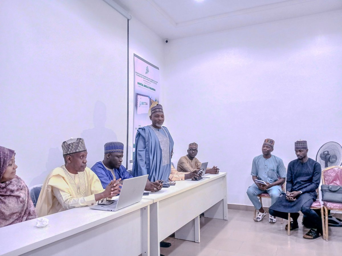 BICTDA_Borno's tweet photo. Photos: At the Ongoing workshop of Digital Skills Training, on Internship &amp; Apprenticeship programme, organized by Borno State Information and Communication Technology Development Agency (BICTDA) in partnership with Google, and Mind the Gap.

#Bictda #Borno #Mindthe_Gap #Google https://t.co/ryhPNkYA22
