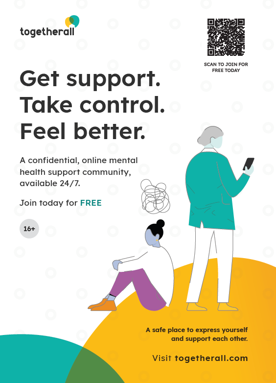 HealthyHubEastHerts (@healthyhubeh) on Twitter photo If you're feeling #lonely, #stressed, #worried or just not yourself, on <a href="/togetherall/">Togetherall UK</a> you can get support and start to feel better.
Togetherall is a safe, anonymous, online peer community where people support each other and monitored 24/7 by licensed mental health practitioners. If you're feeling #lonely, #stressed, #worried or just not yourself, on <a href="/togetherall/">Togetherall UK</a> you can get support and start to feel better.
Togetherall is a safe, anonymous, online peer community where people support each other and monitored 24/7 by licensed mental health practitioners.
