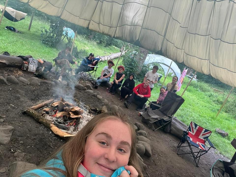 WindleWombles's tweet photo. Fire, twists and chocolate spread - the unit hosted the back woods cooking base at this years District Scout camp https://t.co/kgukew8Uxd