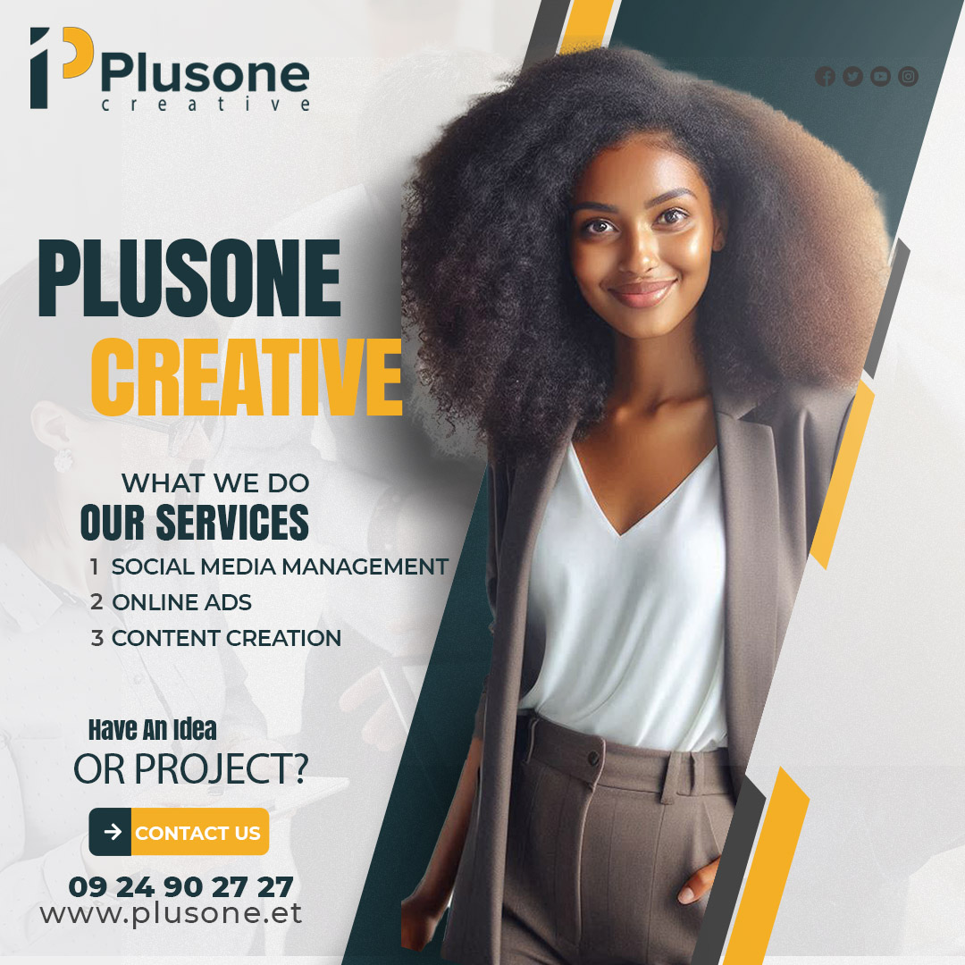 PlusOneCre7439's tweet photo. PlusOne Creative
📷 Your PlusOne in Digital Excellence
https://t.co/bBFPlEdgB1
https://t.co/JFDbNoPhZK
📷+251924902727
#PlusOneCreative #DigitalMarketing #SocialMedia #OnlineAds #AI #ContentCreation #Socialmediamarketing #Advertising #Promotion #Content #Addisababa #ethiopian https://t.co/FQga67JIKd