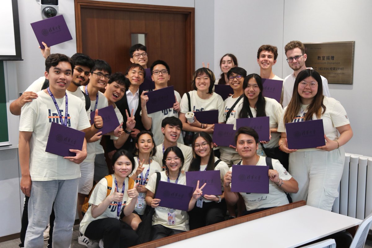 Tsinghua_IE's tweet photo. 19 students just finished 10-day #IEDA #summerschool ! From exploring new cultures to sharing countless laughs, this summer was one for the books. To everyone who made this journey special, remember, "My home is yours."🏠❤
#IndustrialEngineering #TsinghuaUniversity #StudyinChina https://t.co/DG97zzm3xY