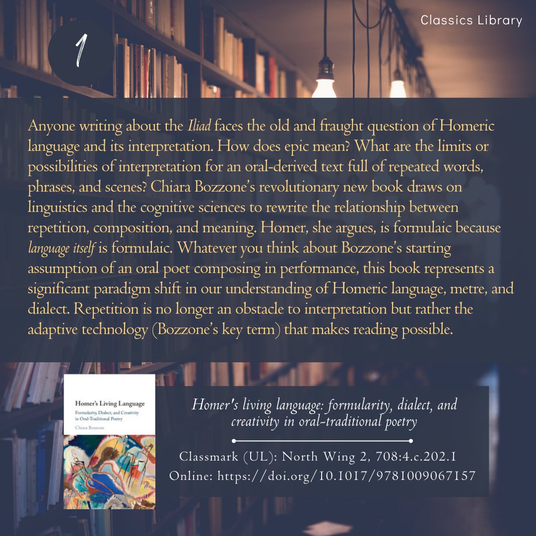 Classics Faculty Library tweet media