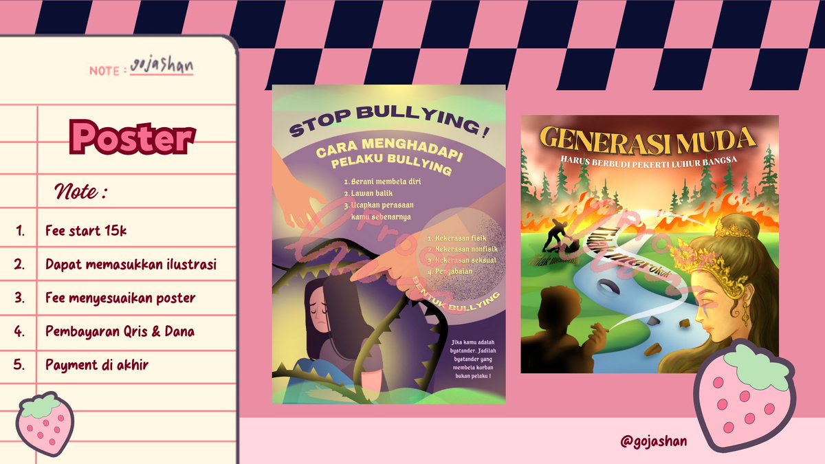 𝘩𝘢𝘯'𝘴 𝘩𝘦𝘳𝘦! - JOKI TUGAS PPT,KOMIK,POSTER tweet media