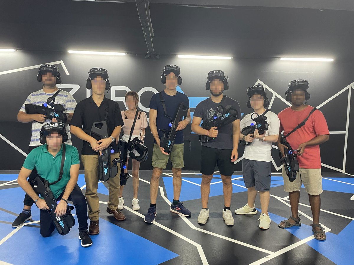 getfailsafe's tweet photo. When we’re not thwarting cybercriminals, we’re taking down zombies with the team.

Working together towards a common goal was the best part of our team bonding experience at Zero Latency in Singapore! https://t.co/ONoutgAEGv