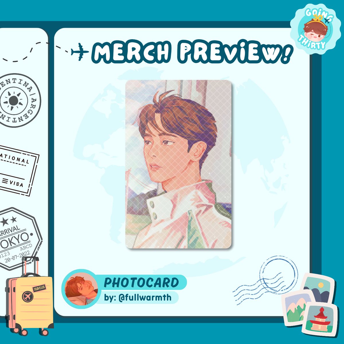 OikawaCSE's tweet photo. 🖼 GACHA PREVIEW 🖼

For our last day of previews, we're starting with this photocard by @fullwarmth 🥺🩵

Tooru looks lovely while staring outside the window. What do you think comes to his mind on his way home? 🤔

#OikawaGoing30 🔵✌️👑 https://t.co/oJYoiEzKGS