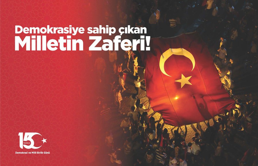 sadi_ilk's tweet photo. Yaşamlarını devletimizin bölünmez bütünlüğüne, milletimizin istiklal ve istikbaline adayan tüm şehitlerimizi rahmetle anıyor; gazilerimize minnet ve şükranlarımızı sunuyoruz...

#15Temmuz Milletin Zaferi 🇹🇷 https://t.co/iLqumXYEL3