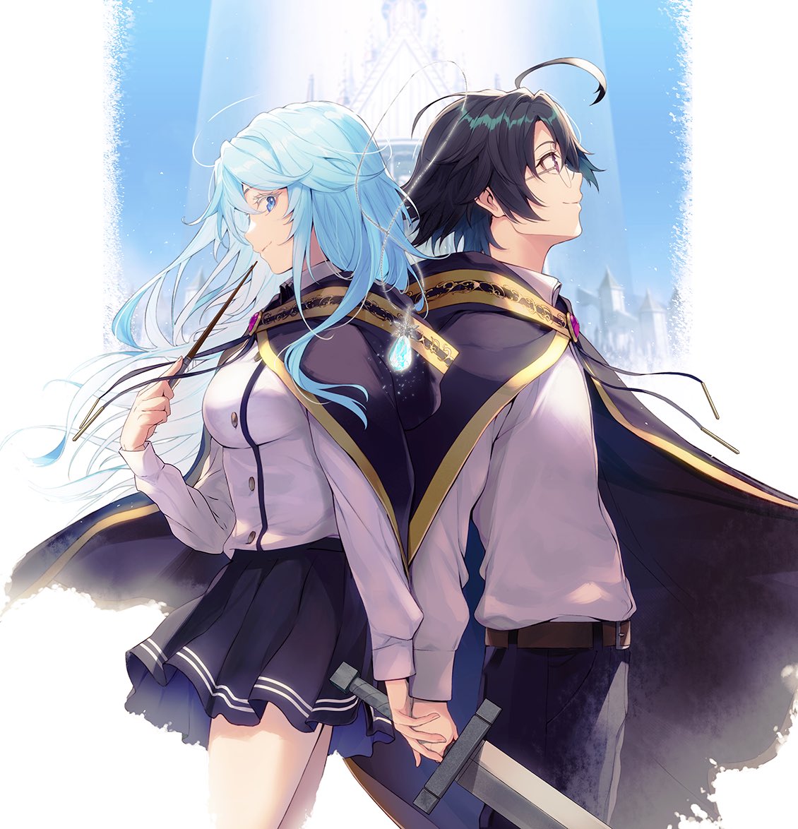 「【本日発売】  GA文庫様 刊 『杖と剣のウィストリア グリモアクタ -始まりの」|夕薙 (ゆーなぎ)⭐︎最強陰陽師TVアニメ放送中のイラスト