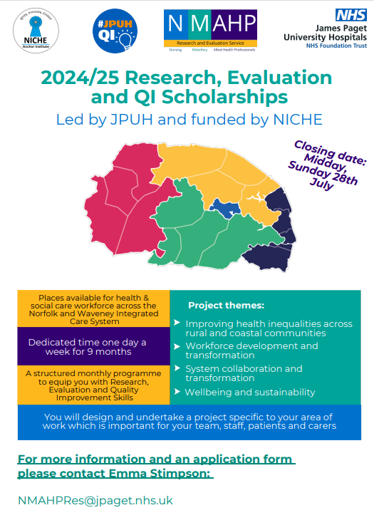 In the spirit of interdisciplinary learning and working, we would like to offer you the opportunity to apply for a place on this Programme. Scholars are welcome from all professions, including non-clinical roles linked to health and care. Closes noon 28/07/2024