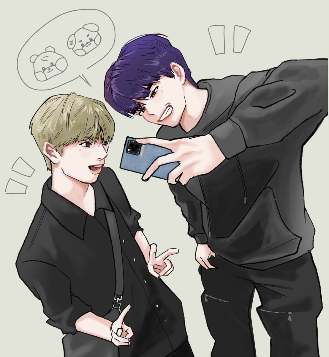 letsgogunwook's tweet photo. ゴニハニ🏪❕
#ZB1fanart #박건욱 #성한빈 https://t.co/IqKXZfYYl0