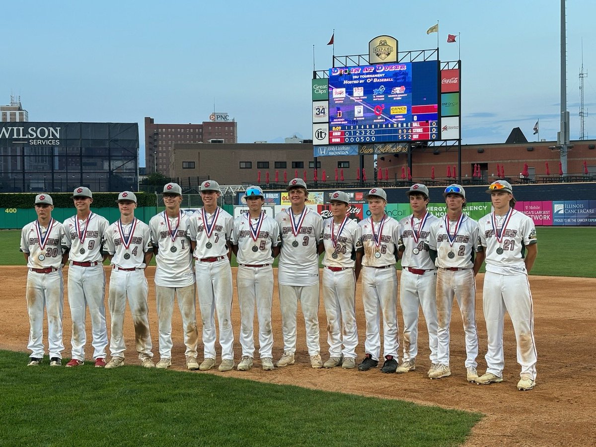 Great job by 15u Spikes this weekend finishing second at Dozer Field Tourney in Peoria