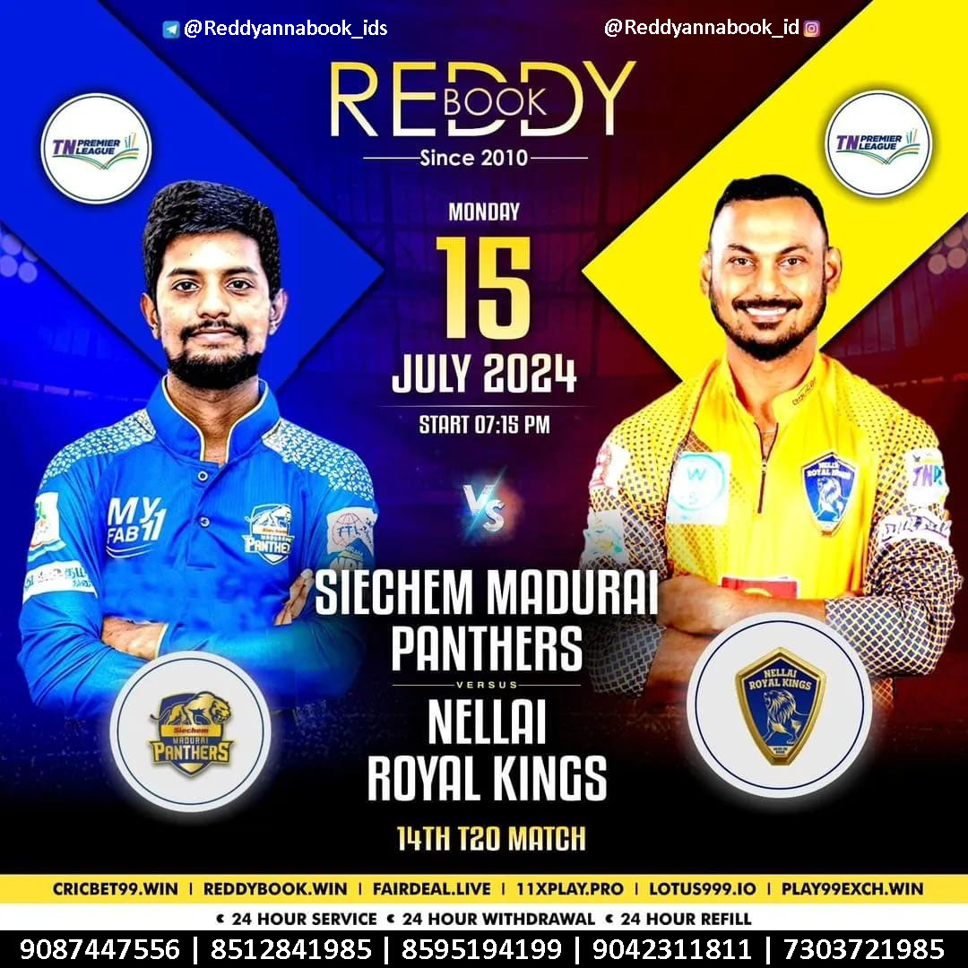 Reddyanna_2002's tweet photo. Official website- https://t.co/WhDNVa6Aej
Instagram- https://t.co/VgkCRq7IzJ
Are you ready to take your cricket skills to the next level? Look no further than Reddy Anna Site!
#ReddyAnna
#ReddyAnnaBook
#ReddyAnnaClub
#ReddyAnnaOnlineBook
#ReddyAnnaLogin https://t.co/LzPg4YrAoI
