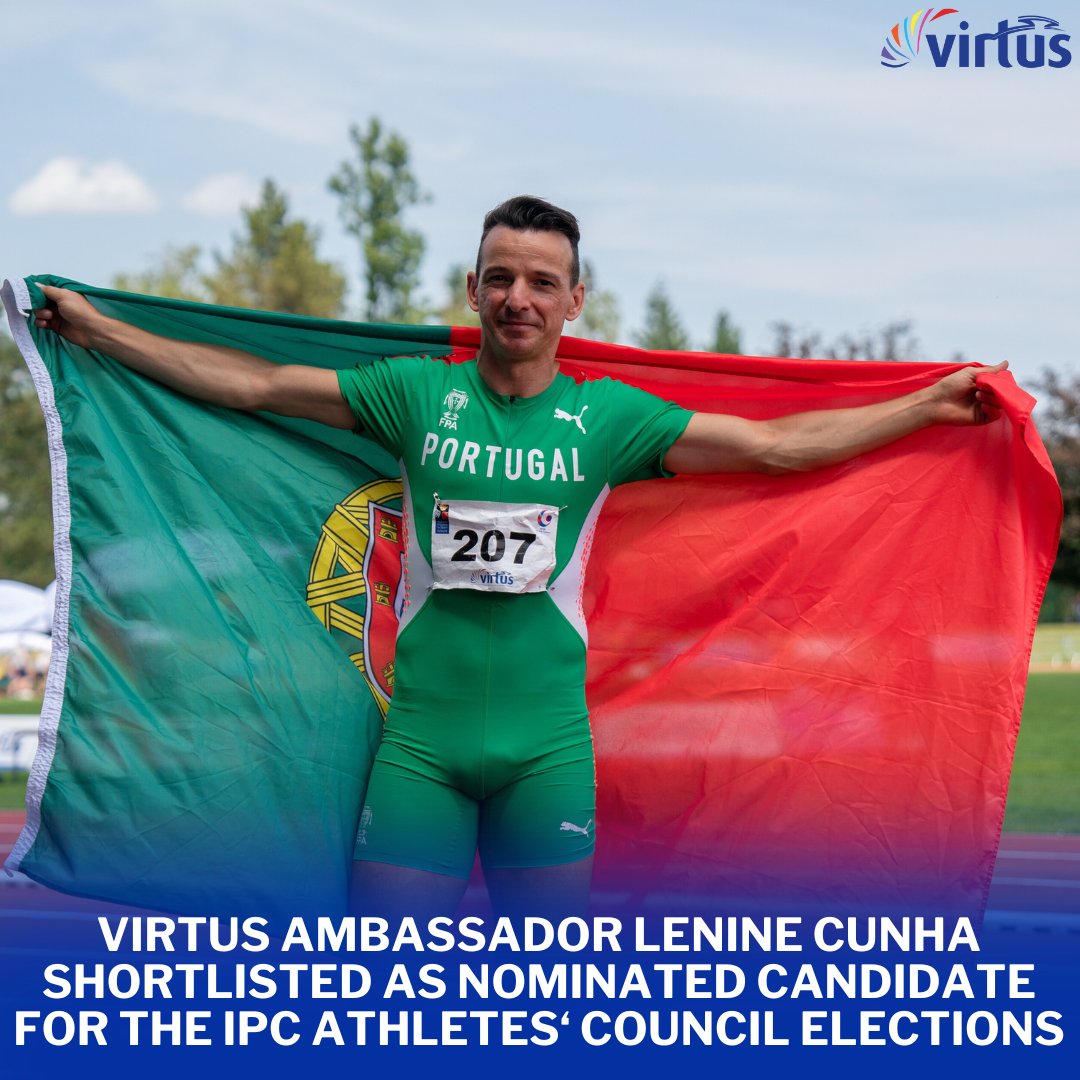 Virtus Sport (@sportvirtus) on Twitter photo History in the making! For the first time, an athlete with an intellectual impairment, Virtus Ambassador <a href="/lenine_cunha/">Lenine Cunha</a> is shortlisted for the IPC Athletes' Council election in <a href="/paris2024/">Paris 2024</a>
Read more: virtus.sport/?p=27632
#VirtusSport #MakingInvisibleVISIBLE History in the making! For the first time, an athlete with an intellectual impairment, Virtus Ambassador <a href="/lenine_cunha/">Lenine Cunha</a> is shortlisted for the IPC Athletes' Council election in <a href="/paris2024/">Paris 2024</a>
Read more: virtus.sport/?p=27632
#VirtusSport #MakingInvisibleVISIBLE