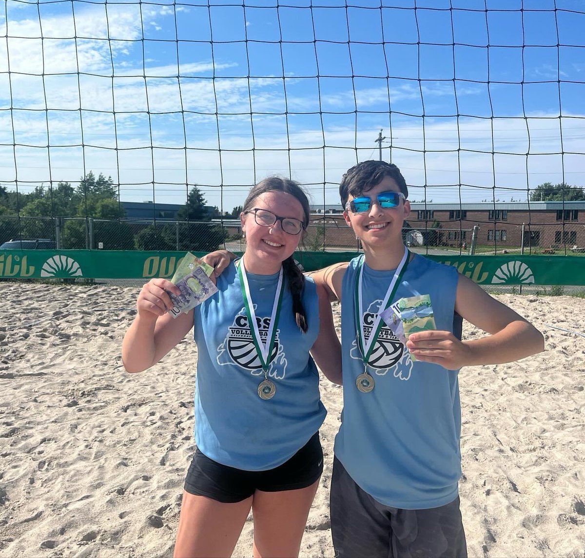 RustonRaymond's tweet image. Katie had a Golden weekend winning the Co-Ed and Female Beach Volleyball tournaments!  #CBSVolleyball