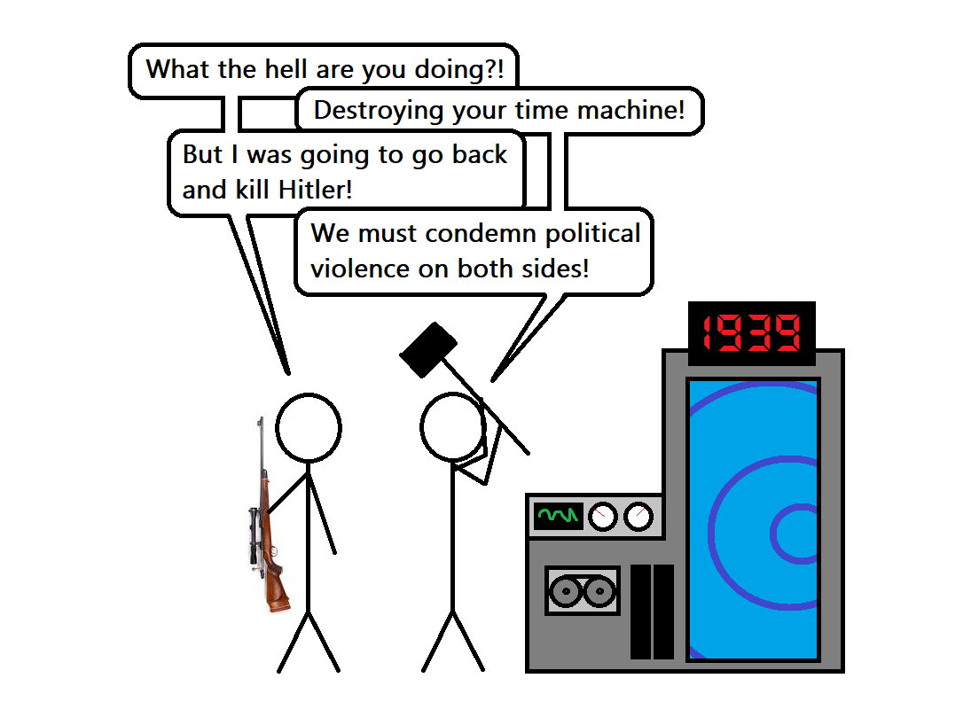 We need to go back in time and compromise harder, actually