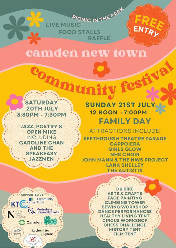 #Camden New Town Community #festival #family day, Sun 21 July, 12noon - 7pm <a href="/camdensquare/">Camden Square</a> some for everyone…
