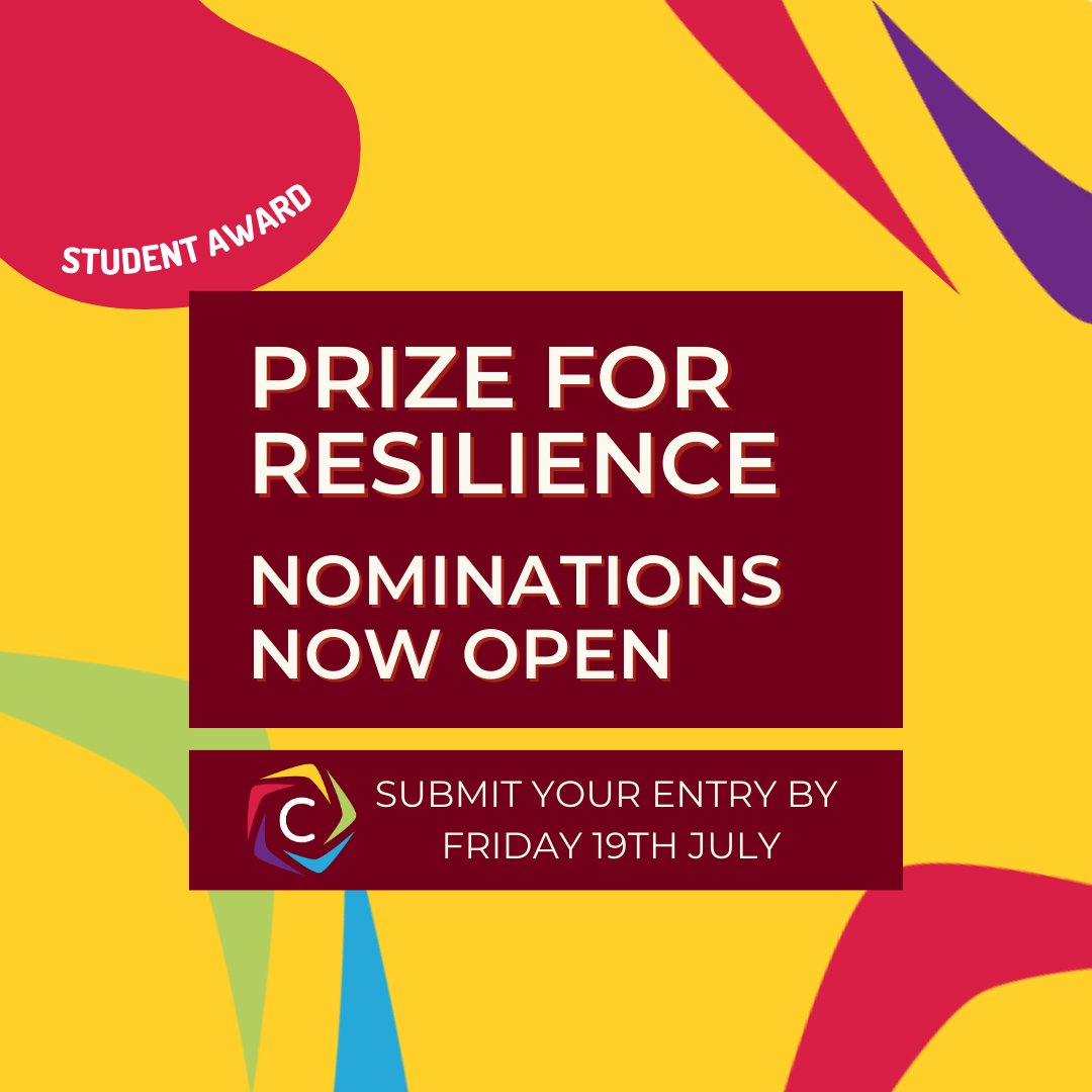 Who will you enter for the Prize for Resilience Award?

Click here to find out more and how to apply: forms.gle/eyVZAXkkHhf62C…

#StudentSuccess #StudentAward #Education