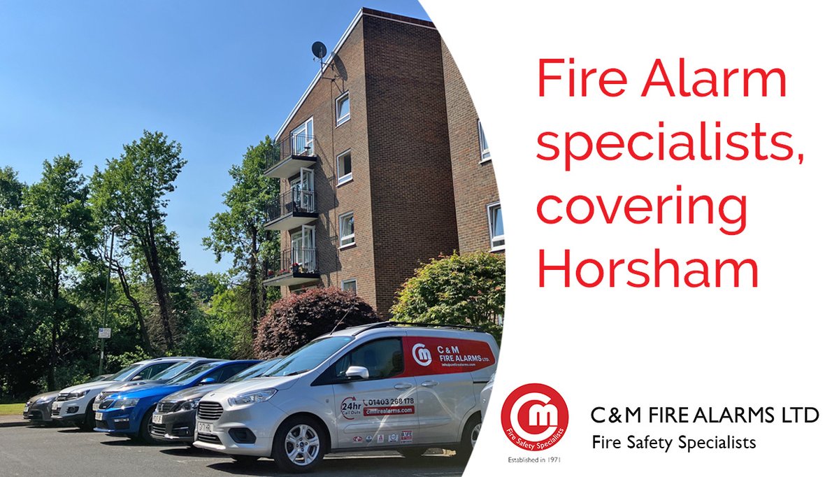 cmfirealarms's tweet photo. Spotted! Our engineers working on maintenance in Horsham were spotted by another local business. Let us know if you see us out and about! Ensure your alarm is working effectively. Contact us: 01403 268178 or info@cmfirealarms.com
#FireAlarmSystems #Horsham #Sussex #FIA #BAFE https://t.co/HOJn8FjVUt
