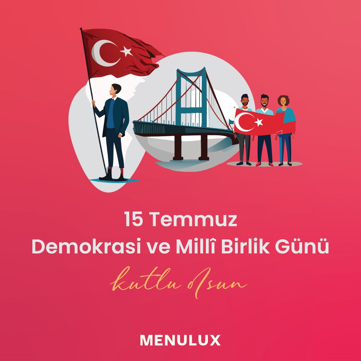 15 Temmuz Demokrasi ve Milli Birlik Günü’nde tüm şehit ve gazilerimizi saygıyla anıyoruz.