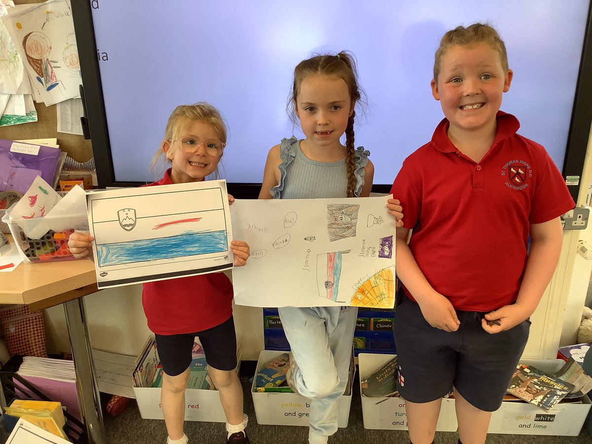 MissWinnardSTM's tweet photo. We have loved learning all about our countries in the Euros๐ธ๐ฎ๐ด๓ ง๓ ข๓ ฅ๓ ฎ๓ ง๓ ฟ #STMTopic https://t.co/nJt8k7S6l2