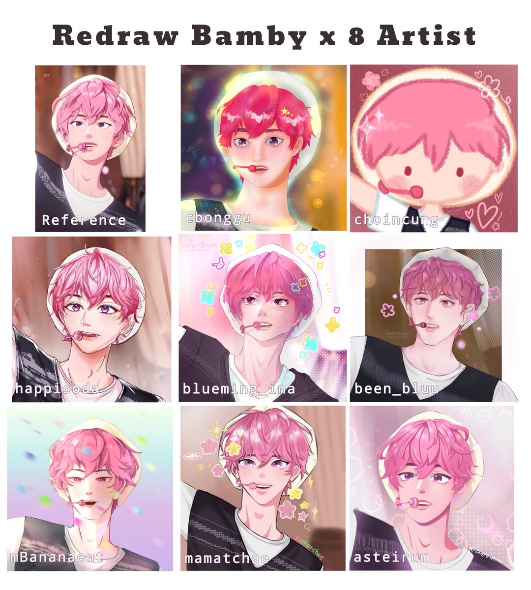 mandaigoreng's tweet photo. Did a redraw with fellow Plli artist!! Batch 2!
#๋ฐค๋น๋ผ๋_์์ฒญ๋_์ฌ๋์๋น ์ ธ
#PEACHES_BAMBY_DAY https://t.co/iYyOmzq7vj